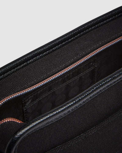 Stevie Crossbody Bag - Black White