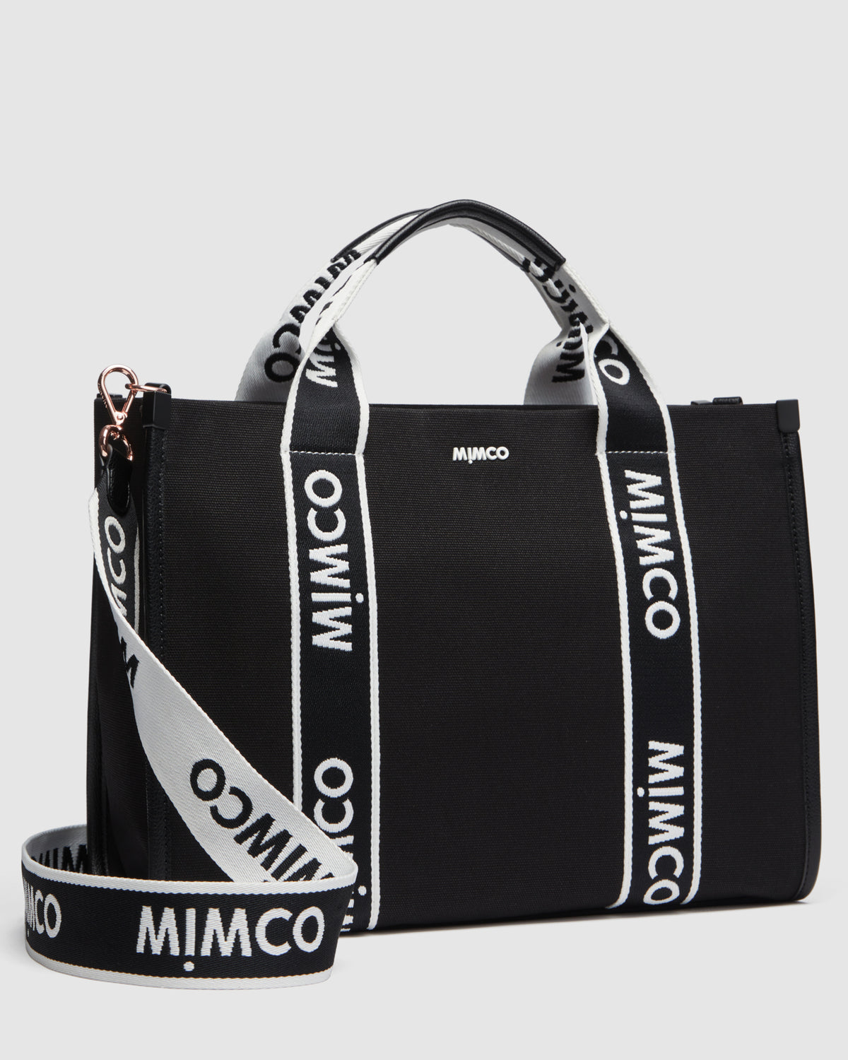 Stevie Tote Bag - Black White