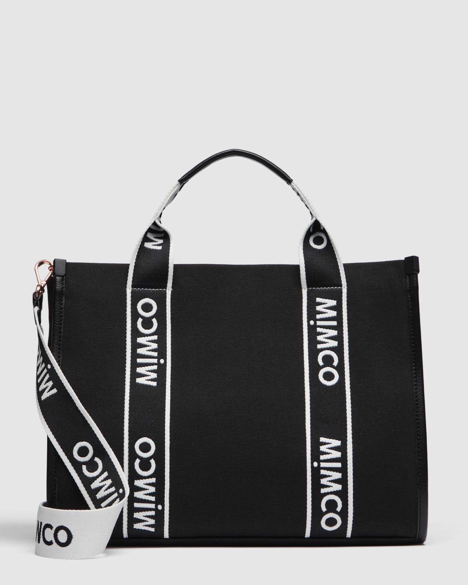 Stevie Tote Bag - Black White