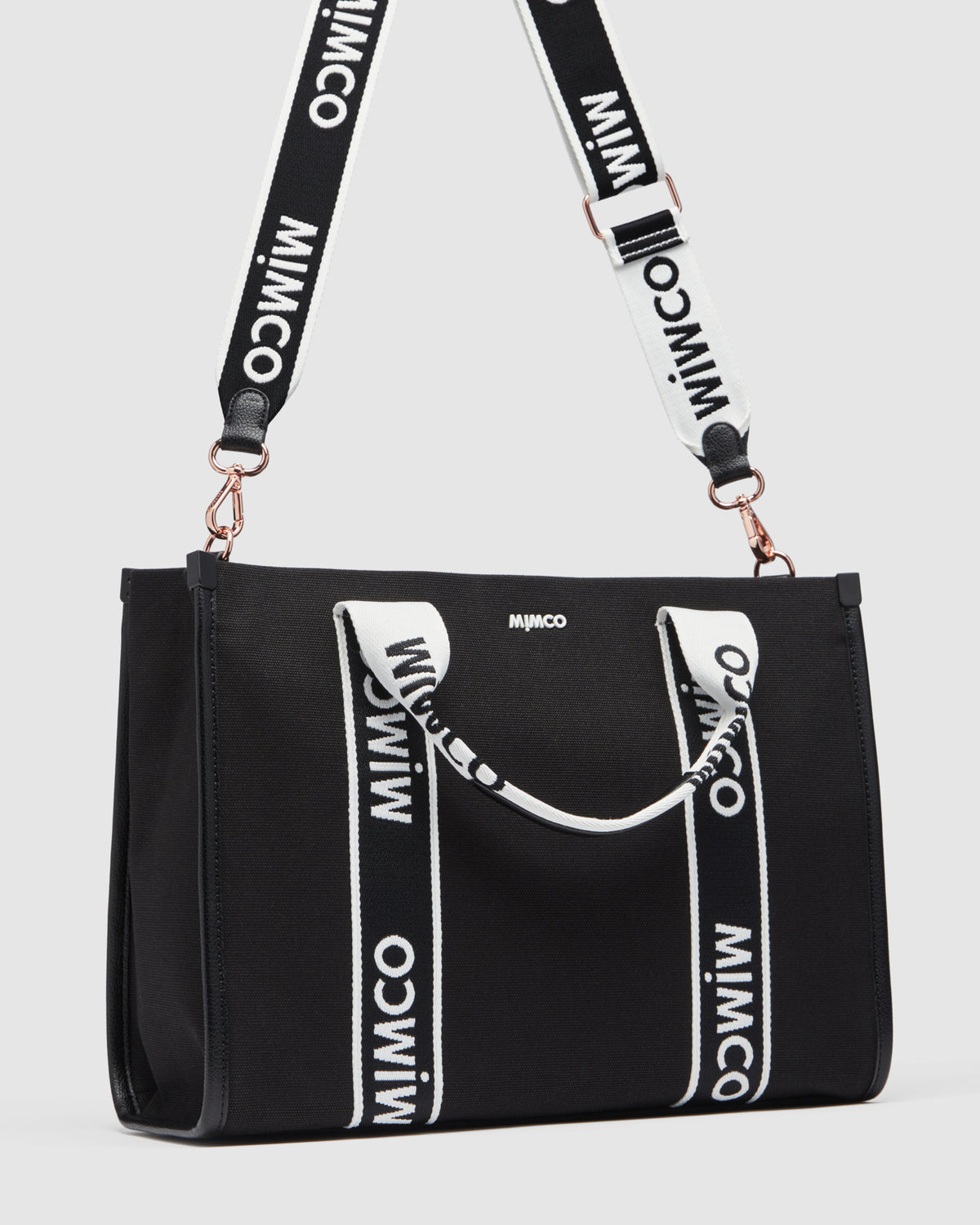 Stevie Tote Bag - Black White
