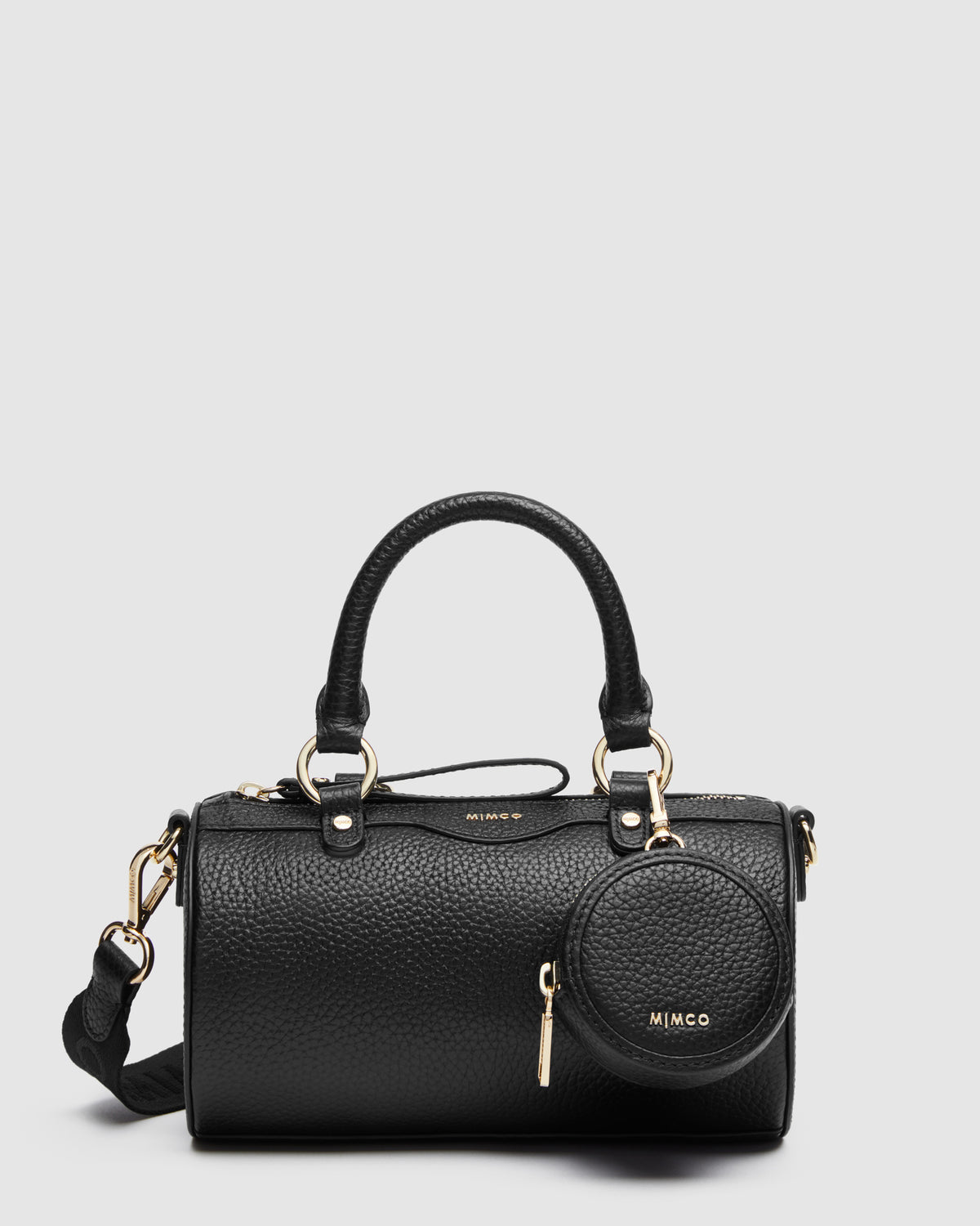 Jett Cylinder Crossbody Bag - Black Light Gold
