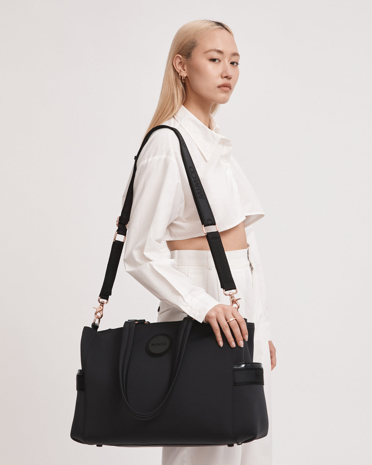 Serenity Baby Bag - Black Rose Gold