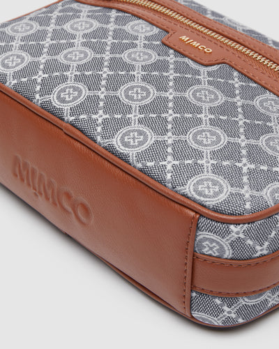 Mim-Gram Crossbody Bag - Denim