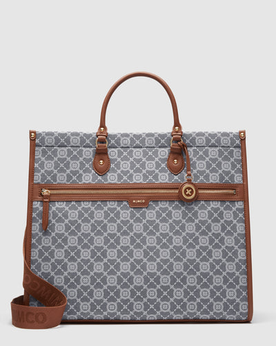 Mim-Gram Tote Bag - Denim
