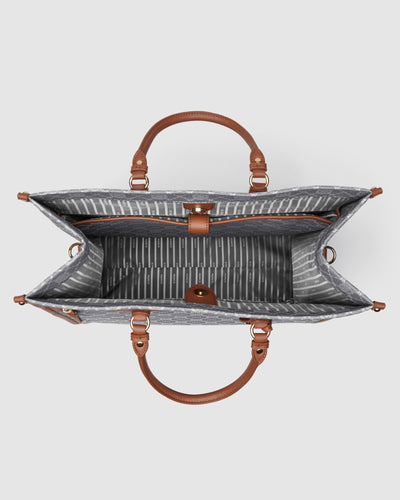 Mim-Gram Tote Bag - Denim