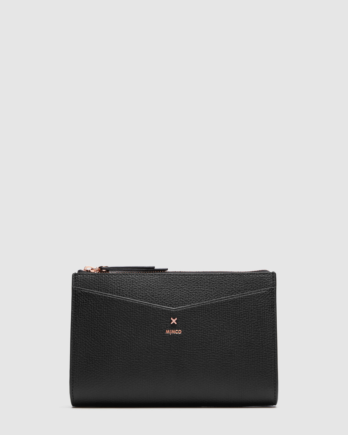 D-Vine Medium Pouch - Black Rose Gold