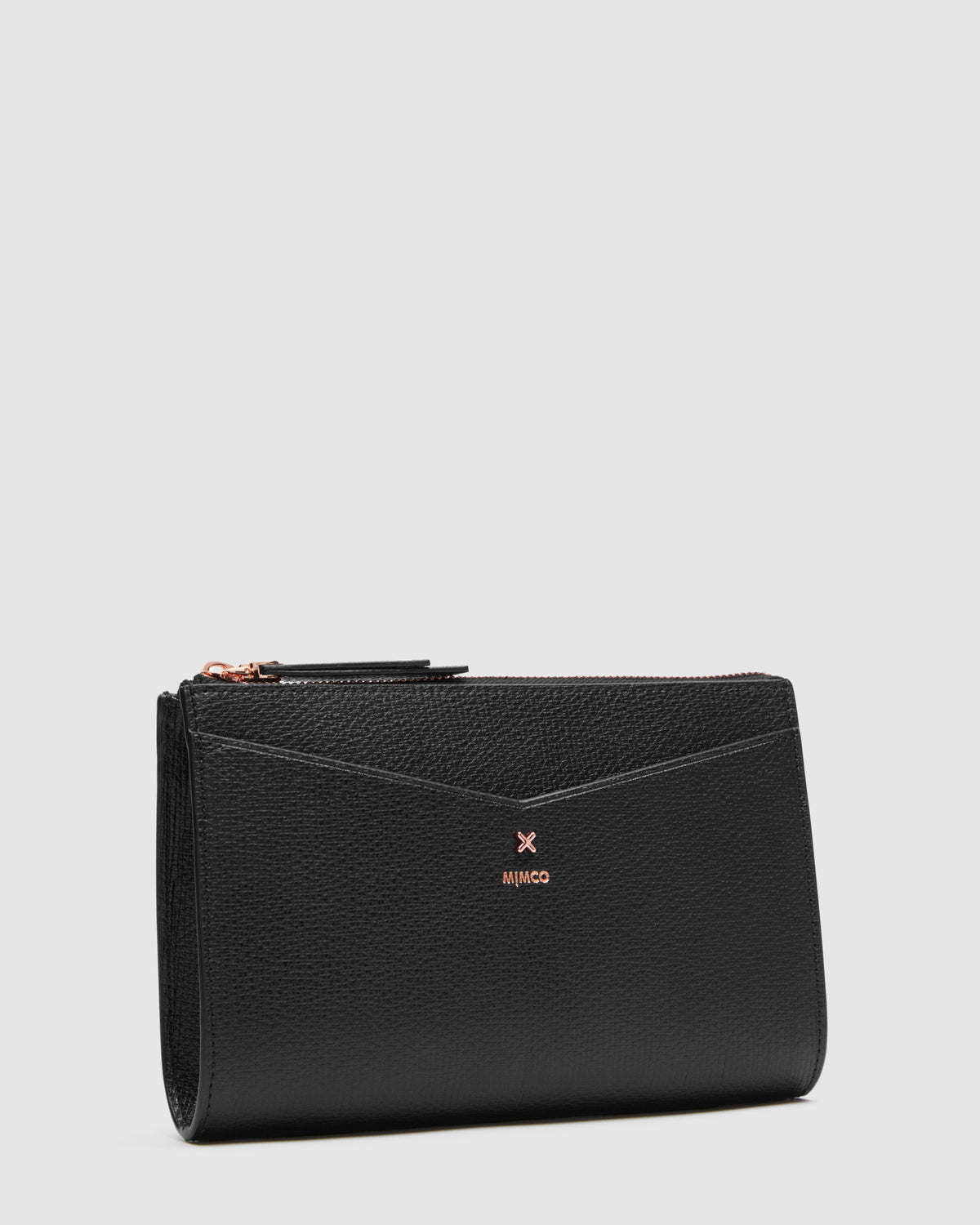D-Vine Medium Pouch - Black Rose Gold
