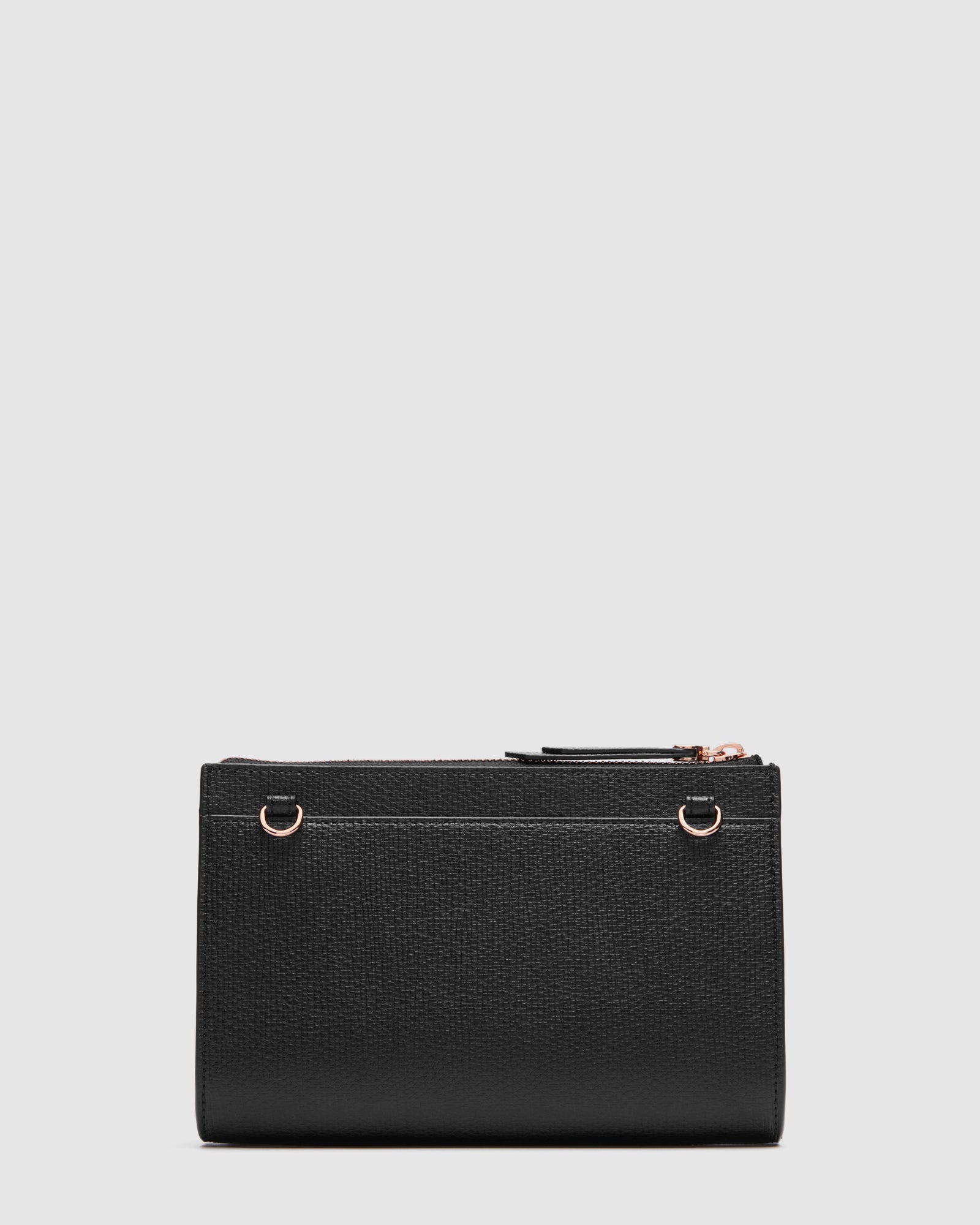 D-Vine Medium Pouch - Black Rose Gold