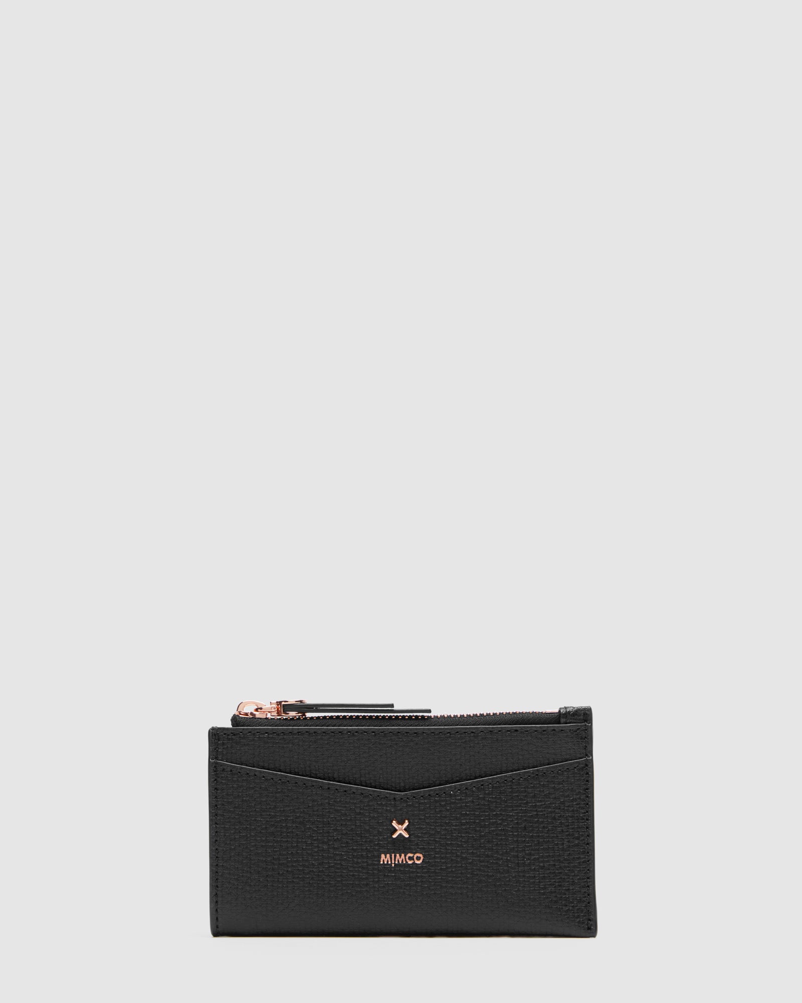 D-Vine Slim Wallet - Black Rose Gold