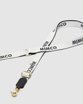 Tech Webbing Bag Strap - White Black