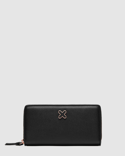 Hendrix Wallet - Black Rose Gold