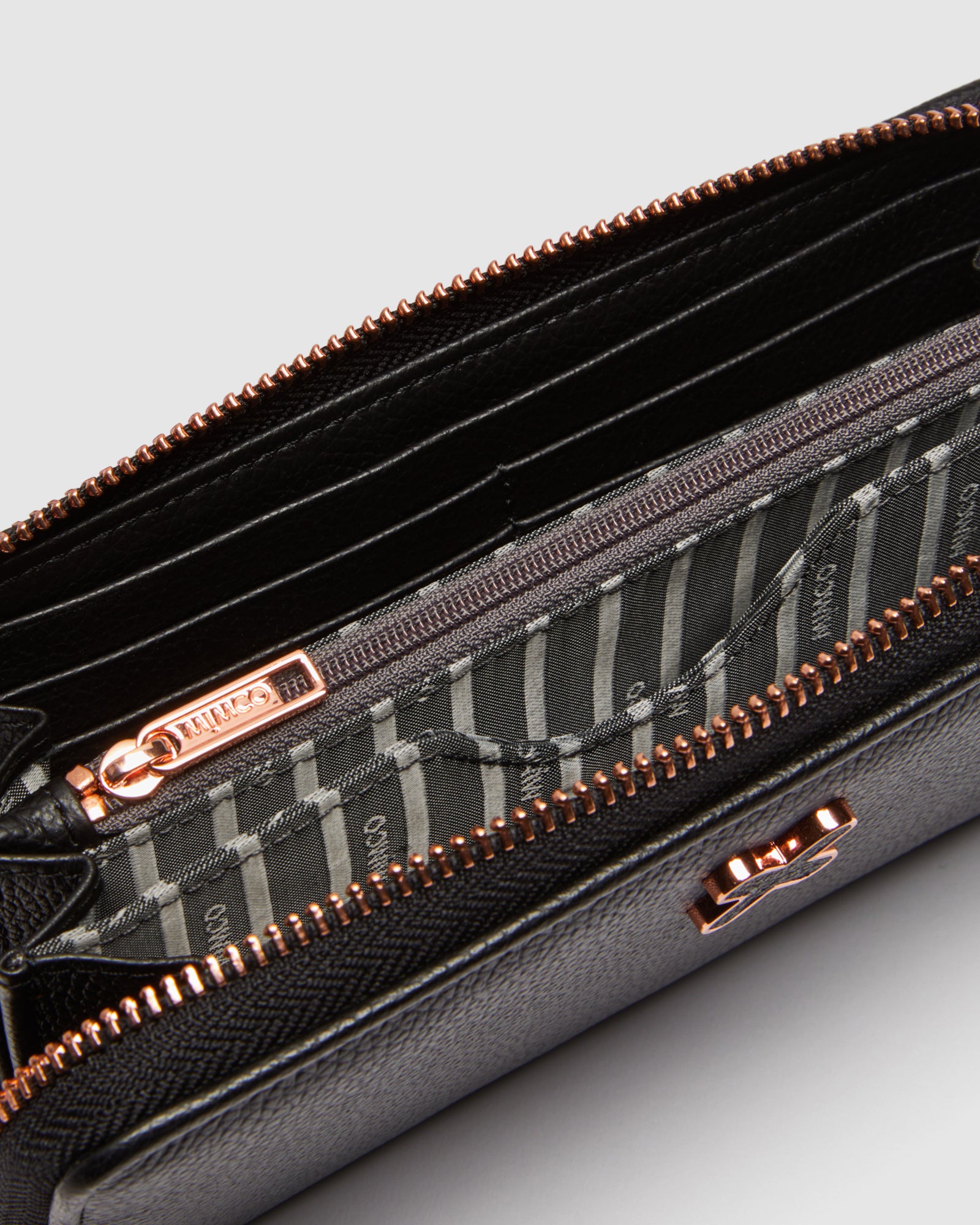 Hendrix Wallet - Black Rose Gold
