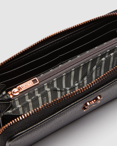 Hendrix Wallet - Black Rose Gold