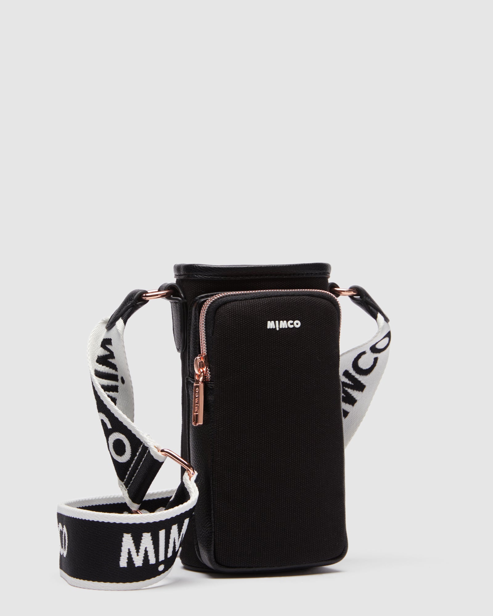 Stevie Drink Crossbody Bag - Black White