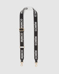 Webbing Bag Strap - Black White