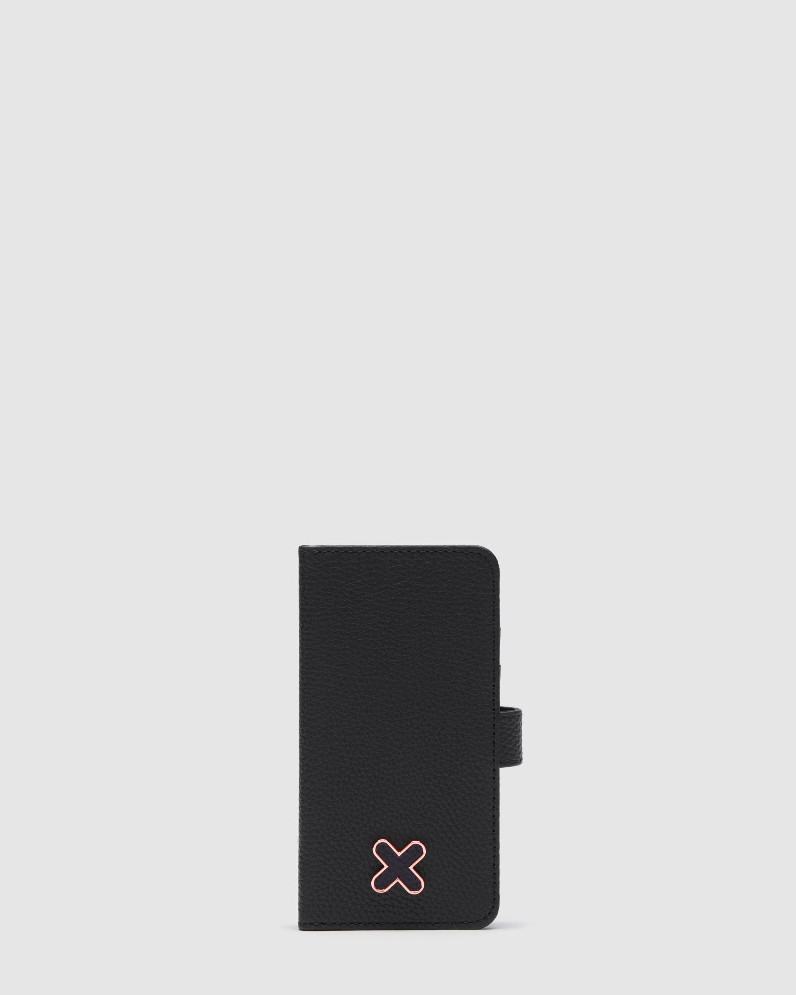 Hendrix Flip Case For Iphone Se-8-7-6S-6 - Black Rose Gold