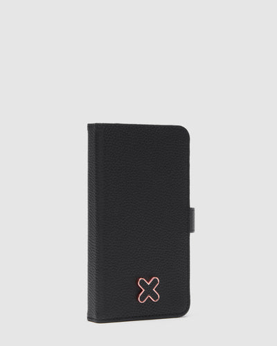 Hendrix Flip Case For Iphone 13-13 Pro - Black Rose Gold