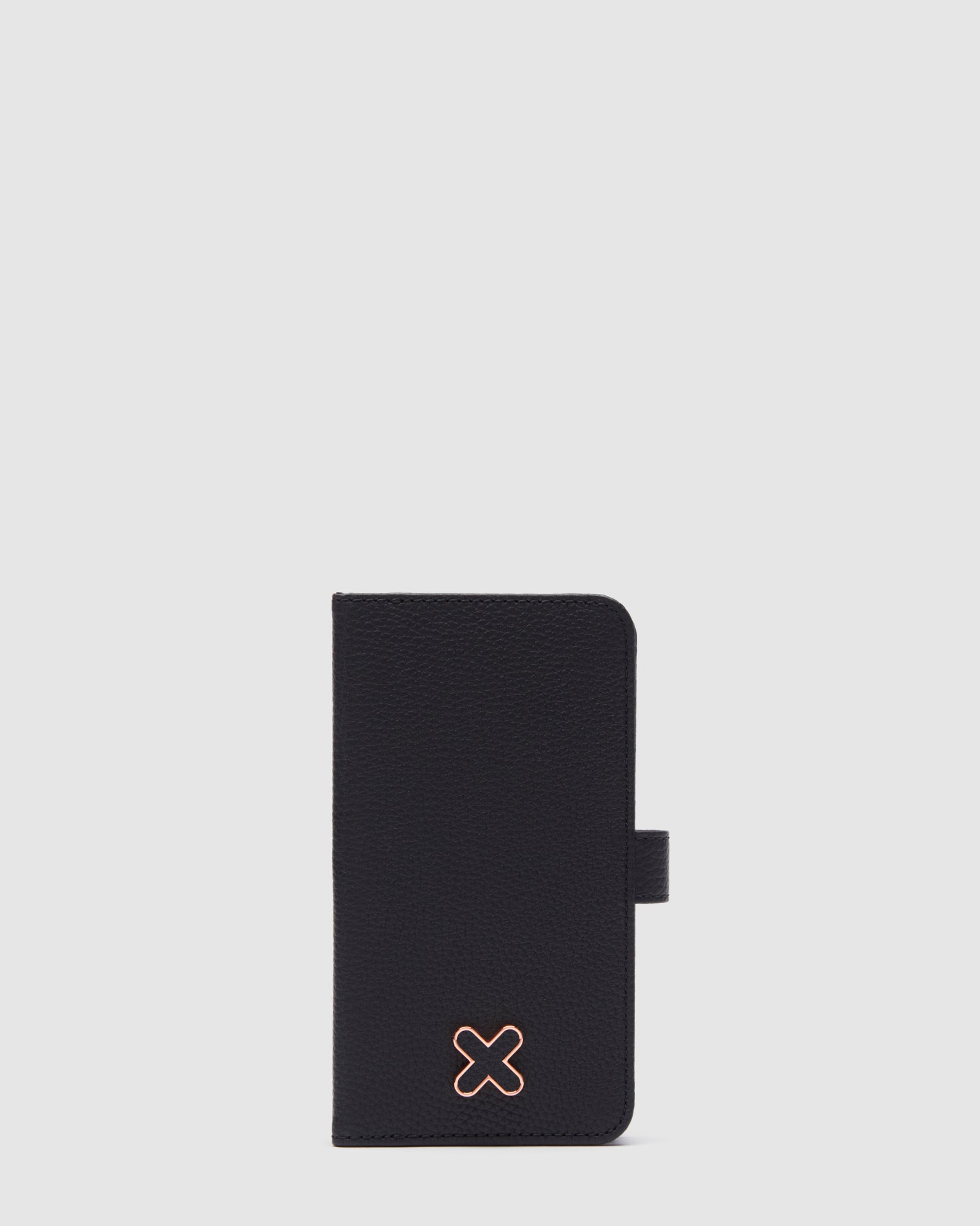 Hendrix Flip Case For Iphone 13-13 Pro - Black Rose Gold
