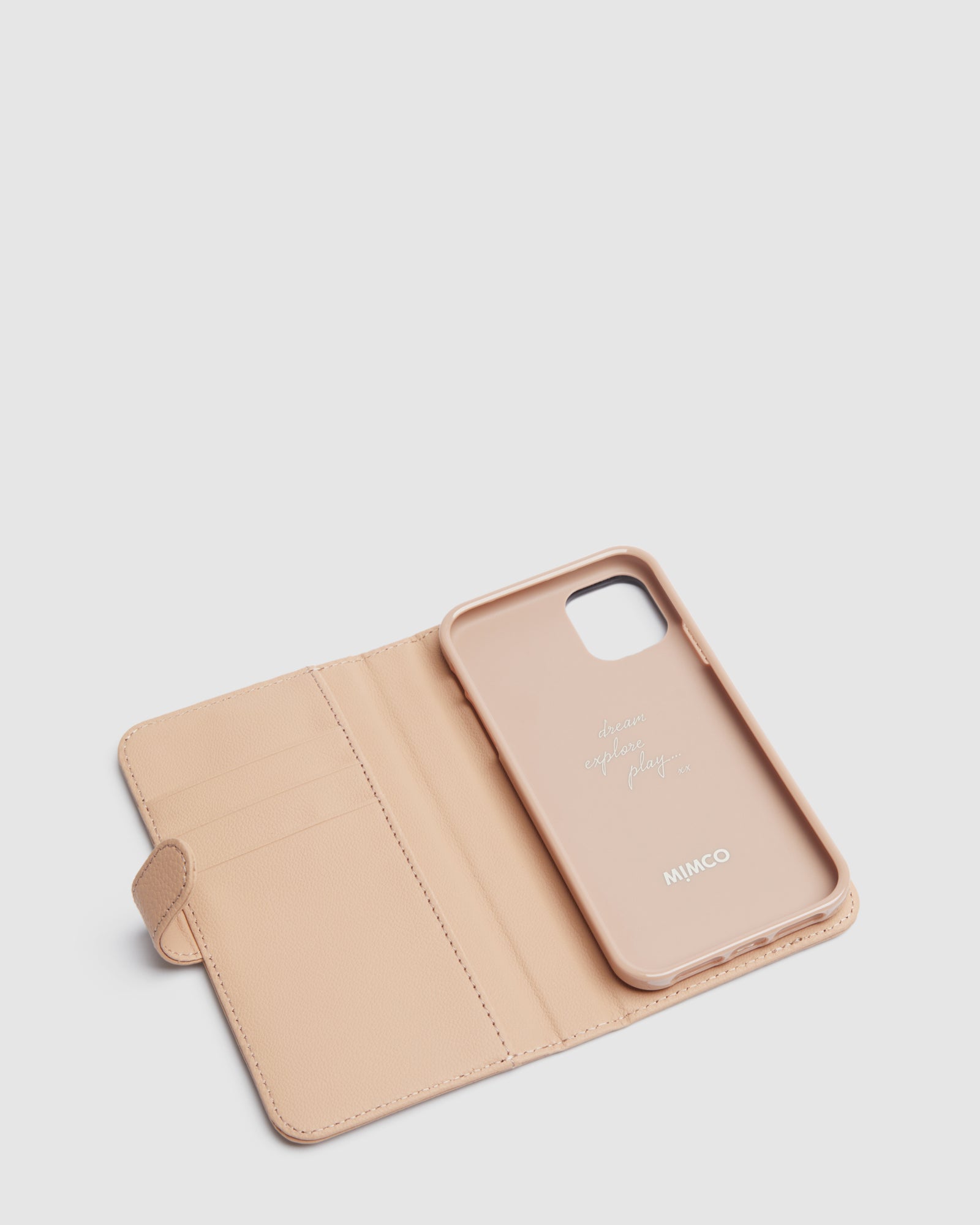 Hendrix Flip Case For Iphone 11 - Almond