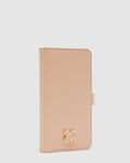 Hendrix Flip Case For Iphone 12 Pro Max - Almond