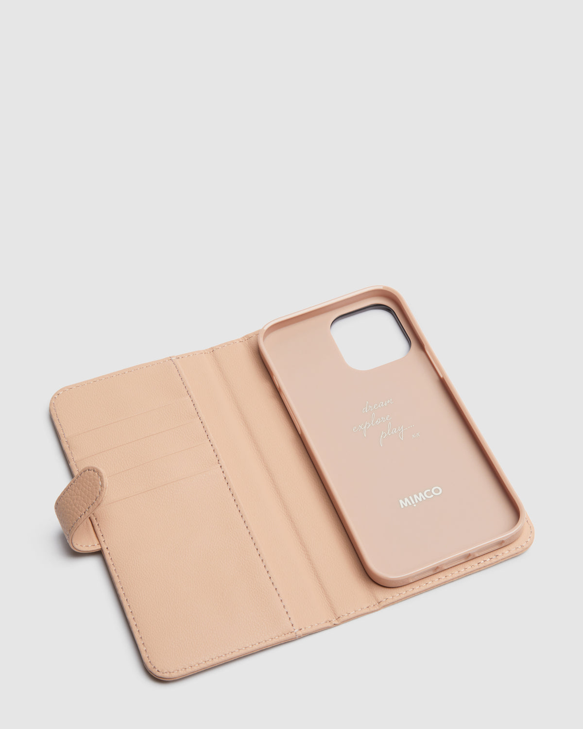Hendrix Flip Case For Iphone 13 Pro Max - Almond