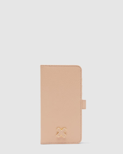 Hendrix Flip Case For Iphone 13 Pro Max - Almond