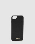 Mim-Gram Phone Case For Iphone SE-8-7-6s-6 - Black Light Gold