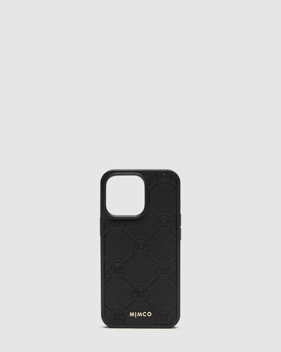 Mim-Gram Phone Case For Iphone 13-13 Pro - Black Light Gold