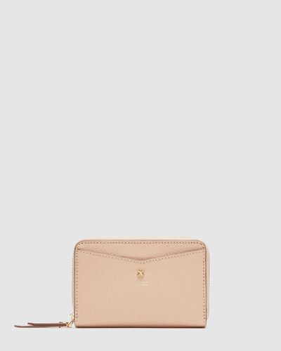 D-Vine Medium Wallet - Almond