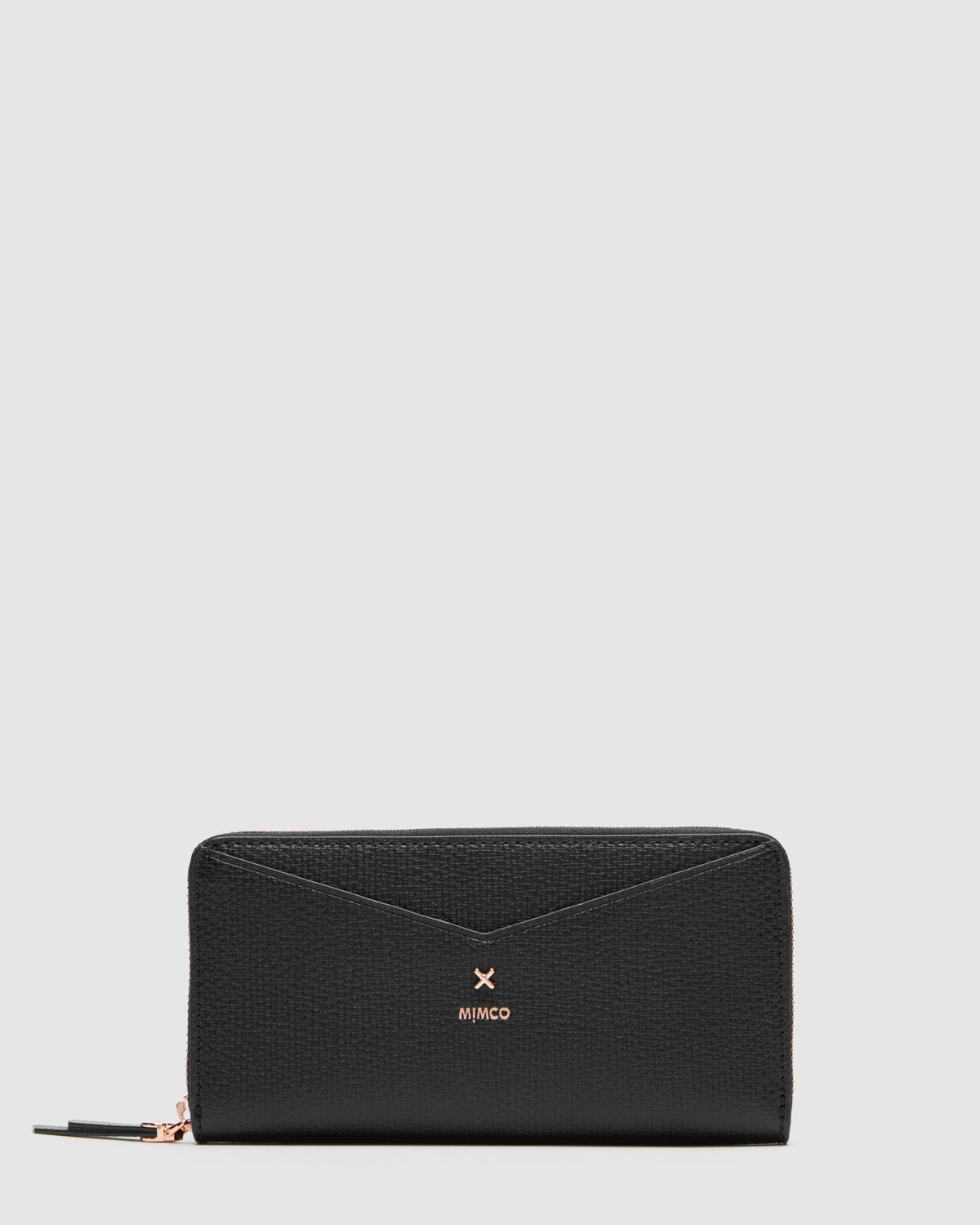 D-Vine Large Wallet - Black Rose Gold