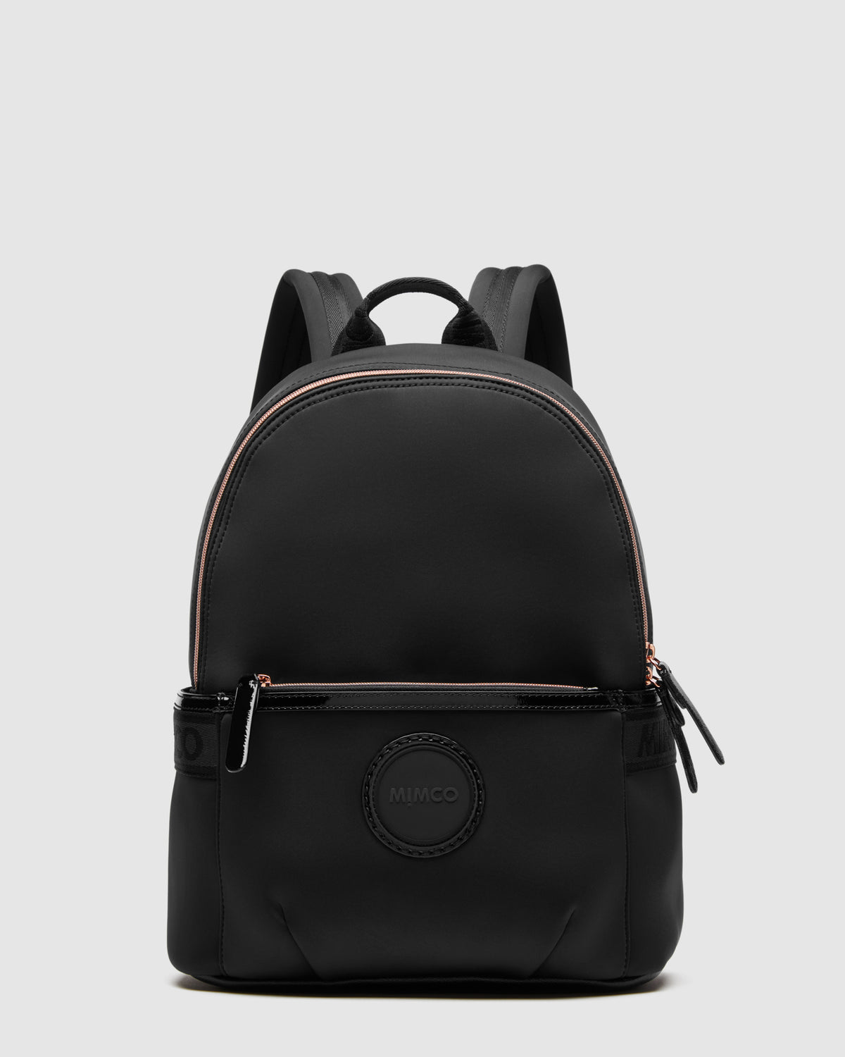 Serenity Backpack Bag - Black Rose Gold