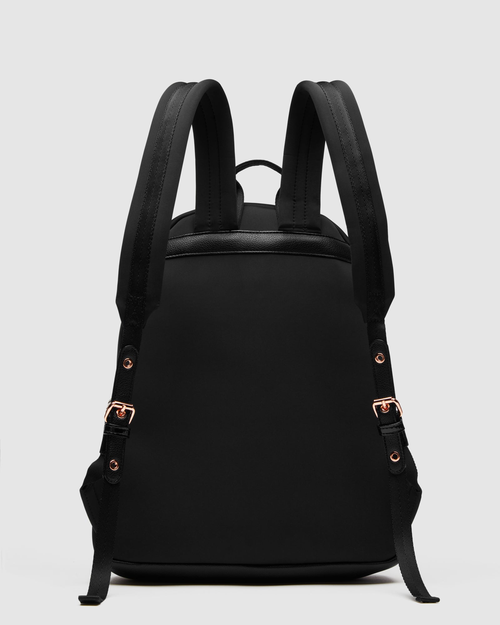 Serenity Backpack Bag - Black Rose Gold