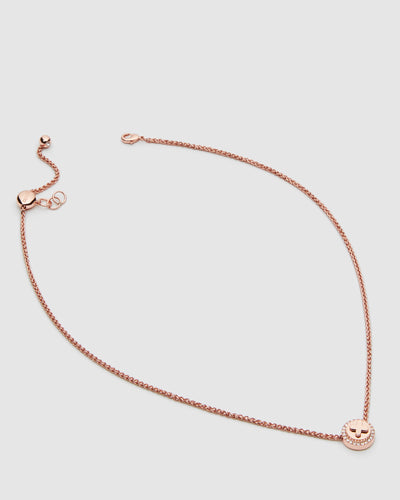 Figment Pendant Necklace - Rose Gold