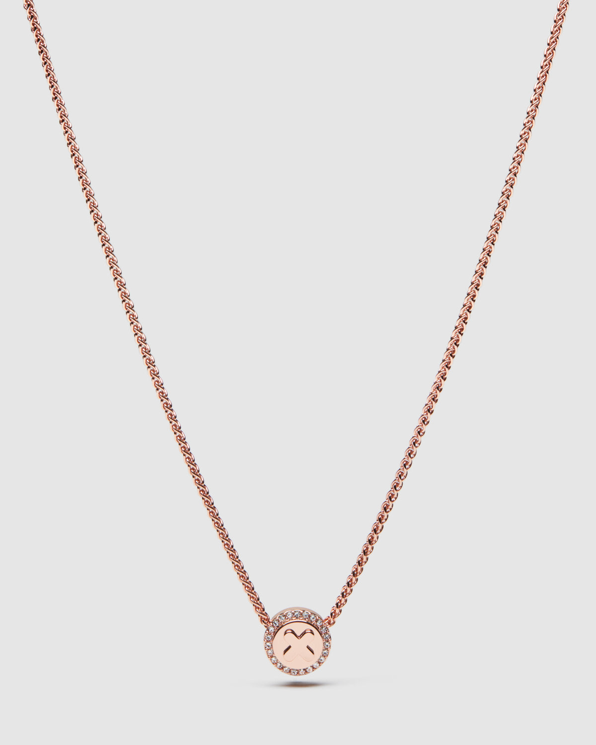 Figment Pendant Necklace - Rose Gold
