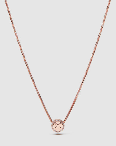 Figment Pendant Necklace - Rose Gold