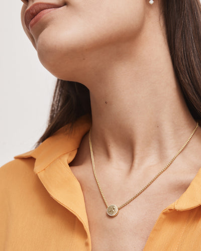 Figment Pendant Necklace - Gold
