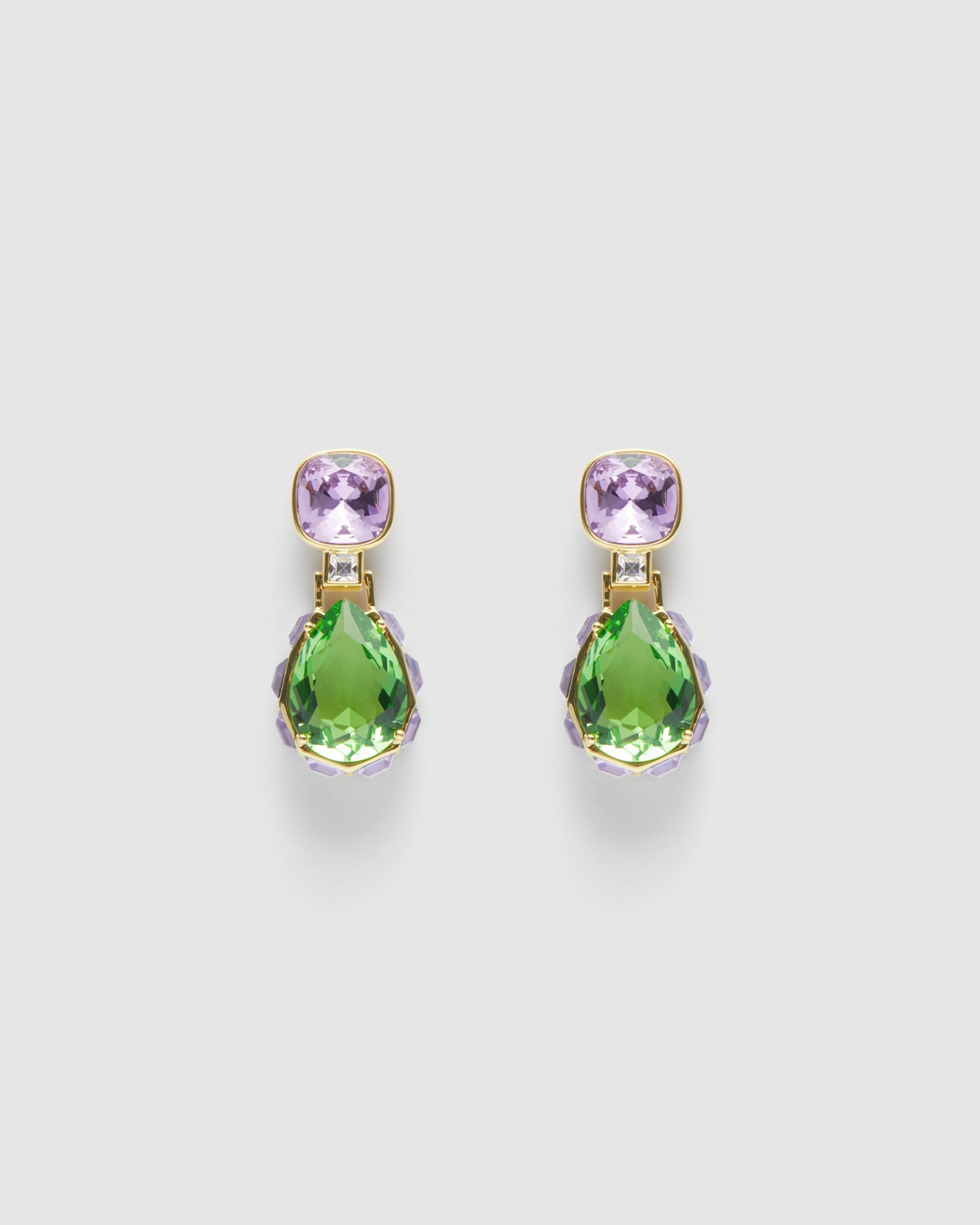 Twiggy Drop Earrings - Hot Pop Green