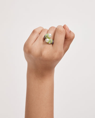 Twiggy Pearl Ring - Pearl