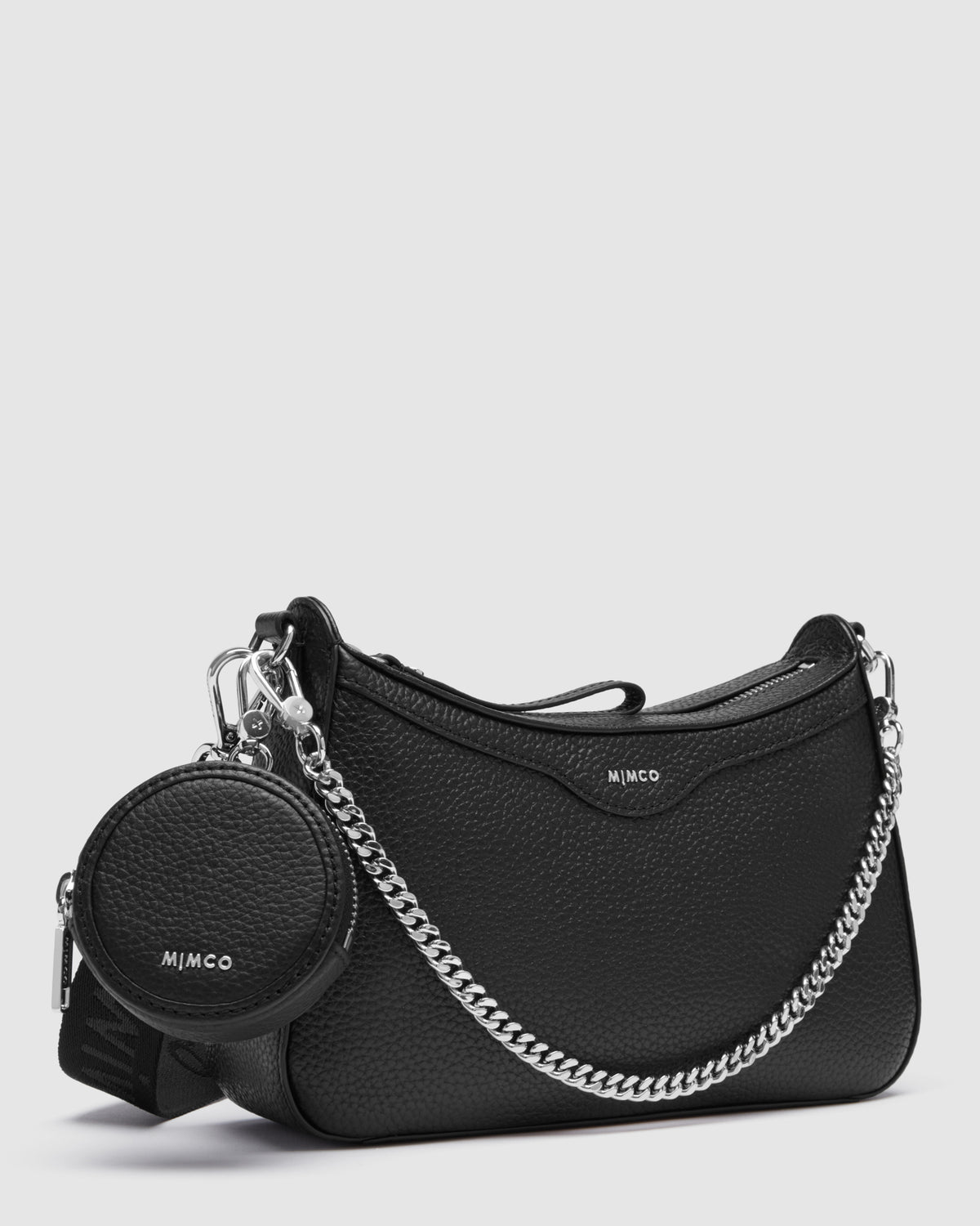 Jett Crossbody Bag - Black Silver