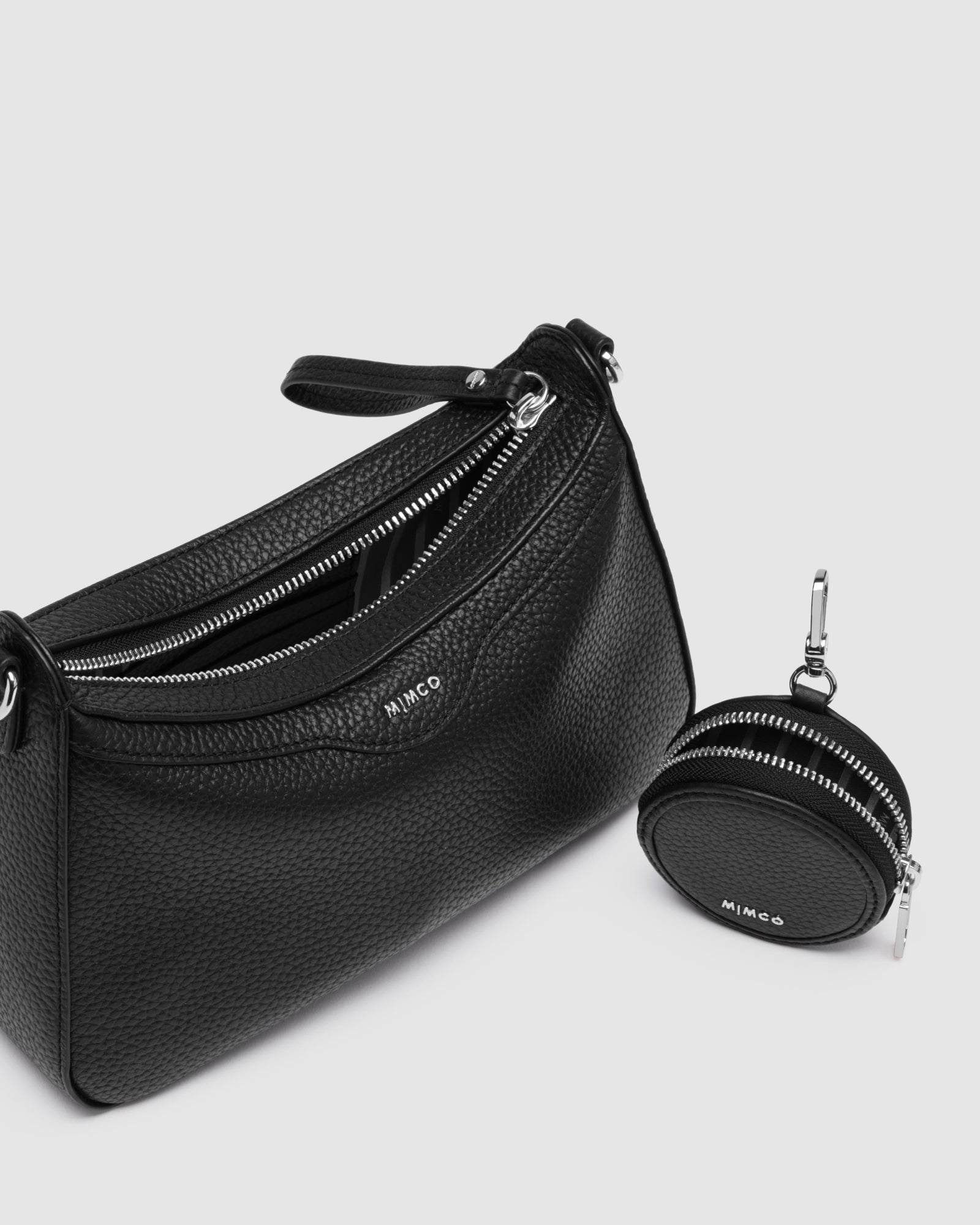 Jett Crossbody Bag - Black Silver
