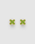 Daydream Pop Stud Earrings - Hot Pop Green