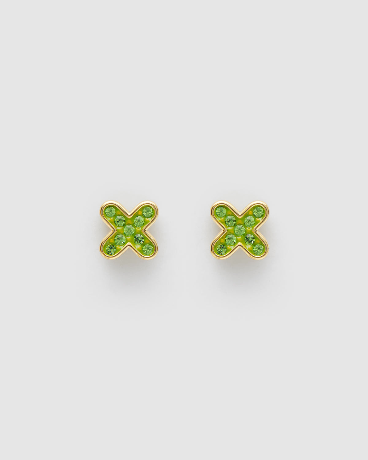 Daydream Pop Stud Earrings - Hot Pop Green