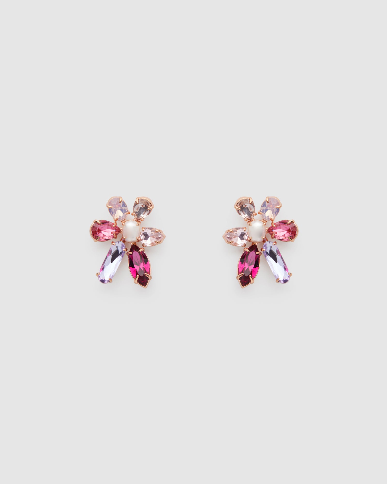 Iggy Stud Earrings - Powder Puff