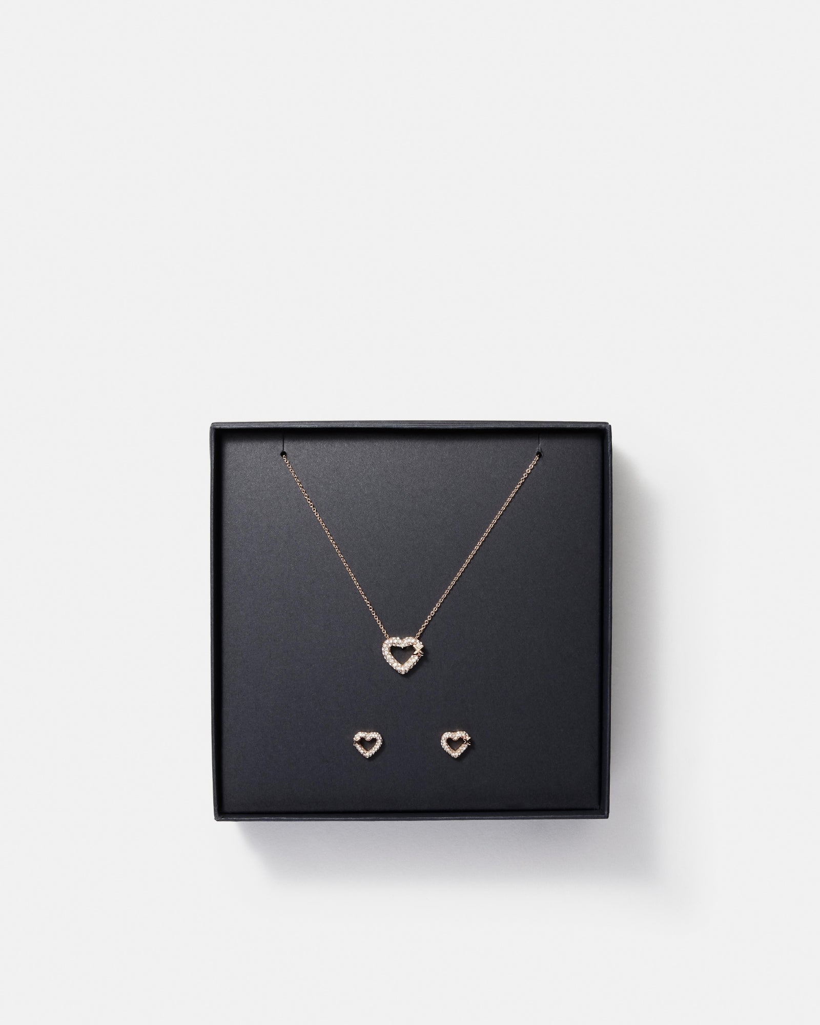 Reflect Heart Gift Set - Rose Gold