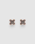 Daydream Pop Stud Earrings - Black