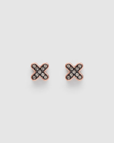 Daydream Pop Stud Earrings - Black