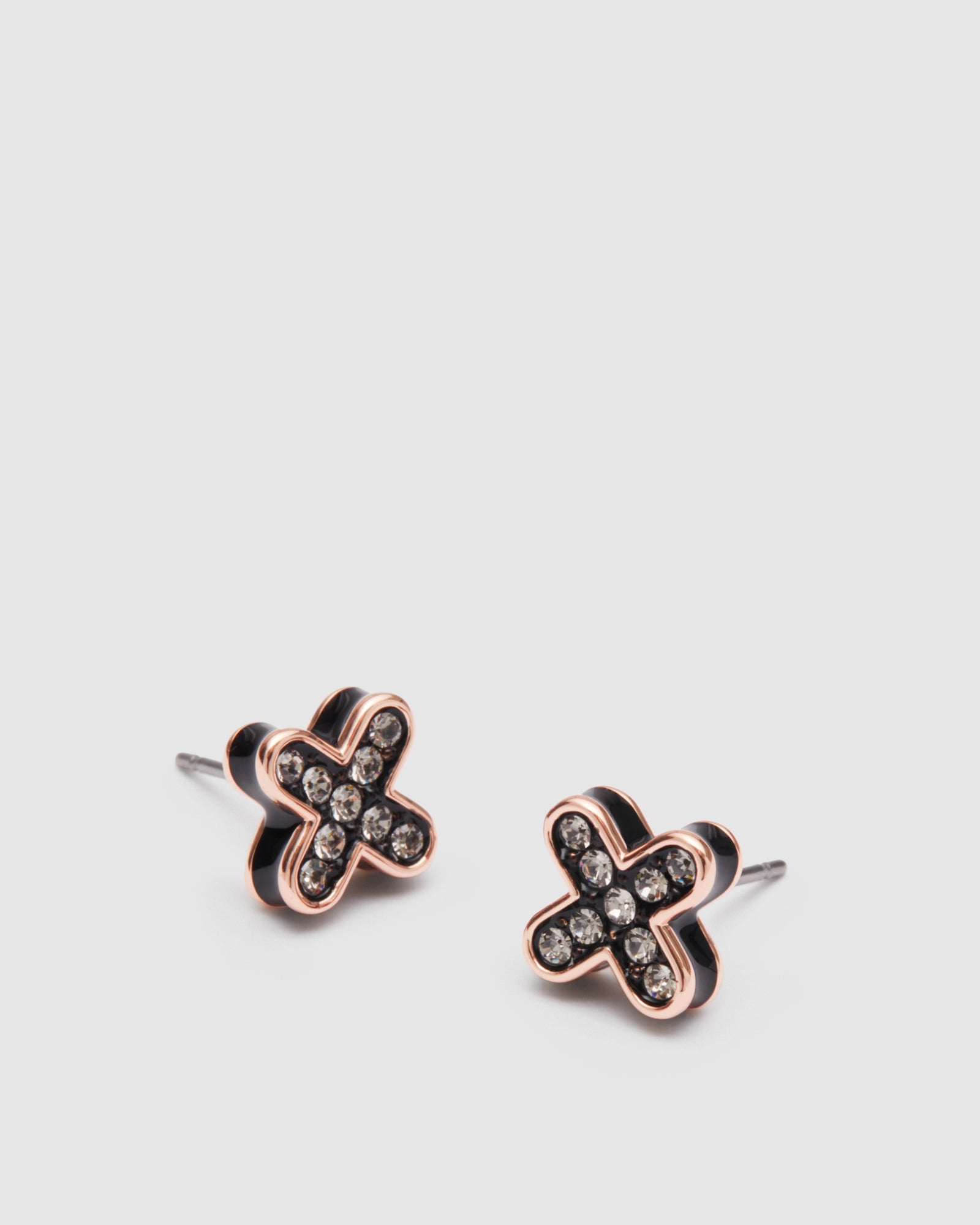 Daydream Pop Stud Earrings - Black