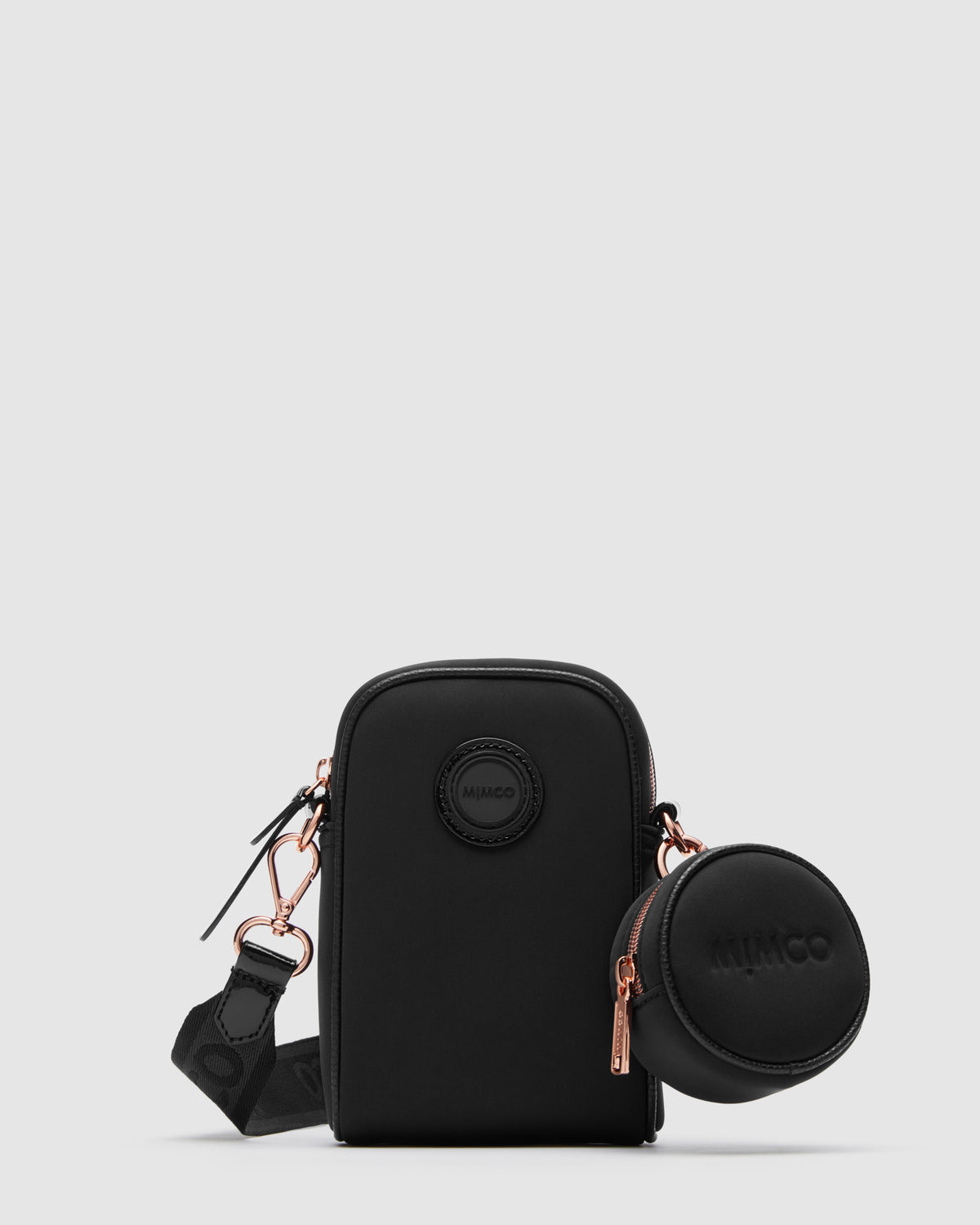 Serenity Phone Crossbody Bag - Black Rose Gold