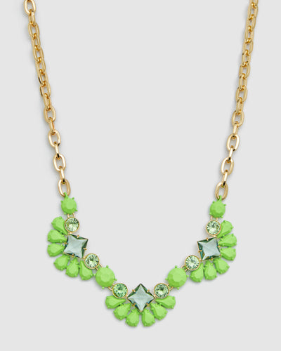 Iggy Necklace - Hot Pop Green