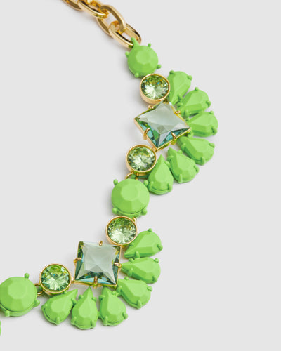 Iggy Necklace - Hot Pop Green